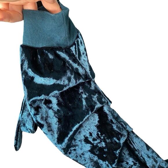 Velvet‎ Whimsigoth Top Womens M Teal Retro Glam Dark Romantic Fairygoth Witchy - Picture 4 of 7